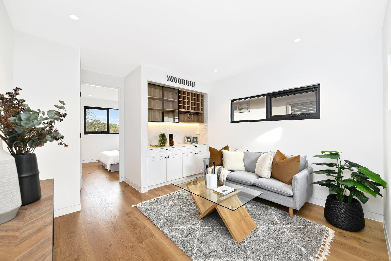 Open plan living space